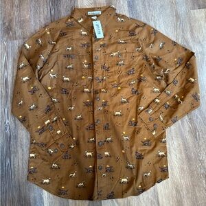 Free Swingin’ Flannel Slim Fit XLG Tall Duluth Trading Hunting Dogs shirt!